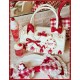 Mademoiselle Pearl Strawberry Handbag(Reservation/3 Colours/Full Payment Without Shipping)